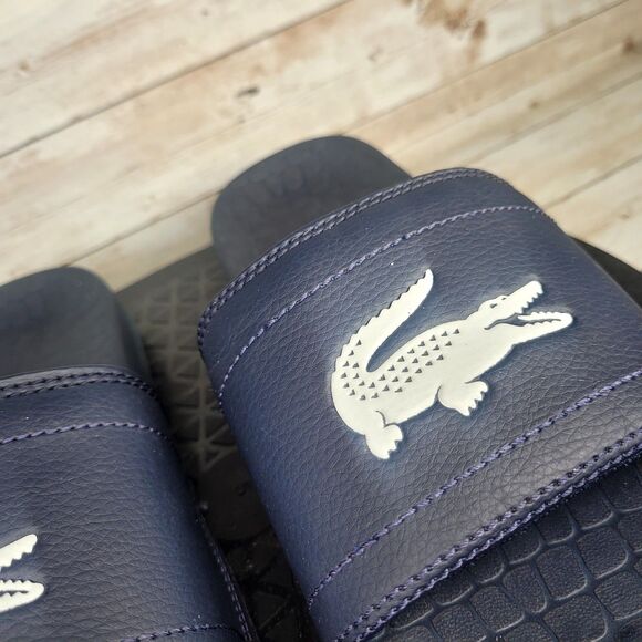 Lacoste Fraisier Men's Size 9 Blue Open Toe Sandals - Picture 4 of 11